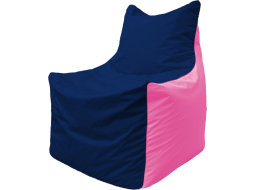 Кресло-мешок FLAGMAN Fox темно-синий/розовый 