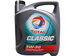 Моторное масло 5W30 синтетическое TOTAL Classic 5 л 