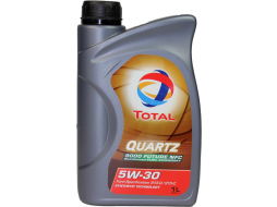 Моторное масло 5W30 синтетическое TOTAL Quartz 9000 NFC 1 л 