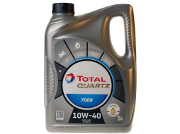 Моторное масло 10W40 полусинтетическое TOTAL Quartz 7000 5 л 