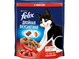 Сухой корм для кошек FELIX Двойная вкуснятина