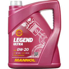 Моторное масло 0W20 синтетическое MANNOL Legend Ultra 5 л 