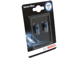 Лампа накаливания автомобильная BOSCH Xenon Blue W5W 2 штуки 