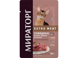 Влажный корм для кошек МИРАТОРГ Winner Extra Meat Adult