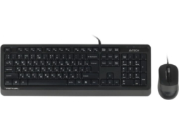 Комплект клавиатура и мышь A4TECH Fstyler F1010 Black/Grey