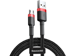 Кабель BASEUS Cafule Cable USB For Micro Red Black 