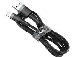 Кабель BASEUS Cafule Cable USB For IP Black Gray 