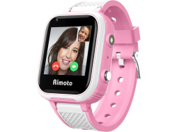 Умные часы детские Кнопка Жизни AIMOTO Pro Indigo 4G Pink