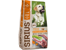 Сухой корм для собак SIRIUS Adult ягненок с рисом 20 кг (4602009466908)
