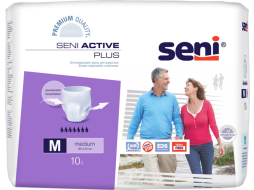 Трусики впитывающие для взрослых SENI Active Plus 2 Medium 80-110 см 10 штук 