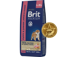 Сухой корм для щенков BRIT Premium by Nature Junior L