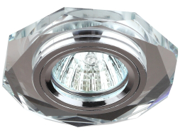 Точечный светильник под лампу GU5.3 ЭРА DK5 СH/SL зеркальный хром