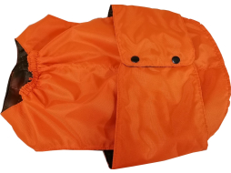 Попона-дождевик для собак HAPPY FRIENDS 5XL 62 см оранжевая 