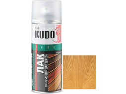 Лак аэрозольный KUDO тонирующий Дуб 520 мл 