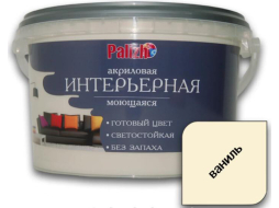 Краска акриловая PALIZH №304 ваниль 3,7 кг 
