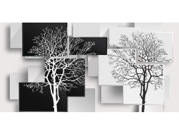 Фотообои флизелиновые CITYDECOR Дерево 3D инь-янь