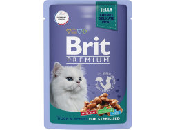Влажный корм для стерилизованных кошек BRIT Premium Sterilised