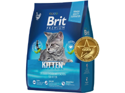 Сухой корм для котят BRIT Premium Kitten курица 2 кг 