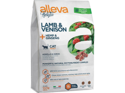 Сухой корм для кошек ALLEVA Holistic Adult ягненок и оленина 1,5 кг 