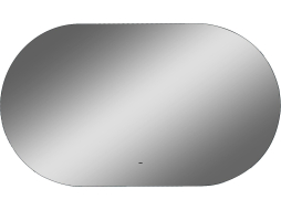 Зеркало для ванной с подсветкой КОНТИНЕНТ Fleur LED 1100х650 ореольная холодная подсветка 