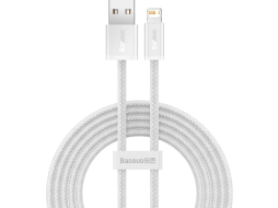 Кабель BASEUS CALD000502 Dynamic Series Fast Charging Data Cable USB to iP 2.4A 2m White