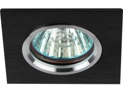 Точечный светильник под лампу GU5.3 ЭРА KL57 SL/BK серебро, черный