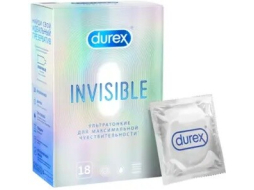 Презервативы DUREX Invisible Ультратонкие 18 штук 