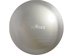 Фитбол TORRES серый 75 см 