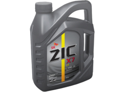 Моторное масло 10W30 синтетическое ZIC X7 LS 4 л 