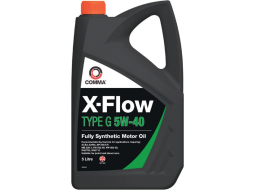 Моторное масло 5W40 синтетическое COMMA X-FLOW TYPE G