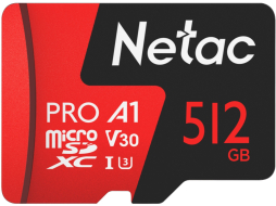 Карта памяти NETAC MicroSDXC 512GB P500 Extreme Pro (NT02P500PRO-512G-S)