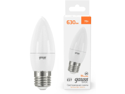 Лампа светодиодная E27 GAUSS Basic C37