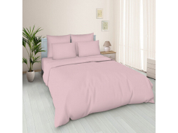 Постельное белье МОЁ БЕЛЬЁ Бязь гладкокрашеная Пудровый розовый комплект 2-спальный