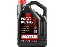 Моторное масло 5W20 полусинтетическое MOTUL 6100 Save-Lite 5 л 