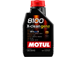 Моторное масло 5W40 синтетическое MOTUL 8100 X-Clean Gen2