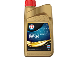 Моторное масло 5W20 синтетическое 77 LUBRICANTS Motor Oil FEB 1 л 