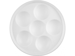 Блюдо фарфоровое для яиц WALMER Classic 14 см 