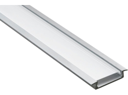 Профиль встраиваемый для светодиодной ленты FERON CAB252 2 м серебро 