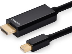 Кабель UGREEN MD101 HDMI - Mini DisplayPort 1,5 м Black 
