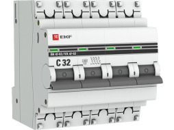 Автоматический выключатель EKF PROxima ВА 47-63 4P