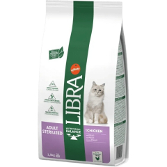 Сухой корм для стерилизованных кошек LIBRA курица 1,5 кг (8410650203072)