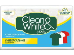 Мыло хозяйственное DURU Clean&White универсальный 120 г 