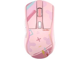Мышь игровая беспроводная DAREU A950 Pink