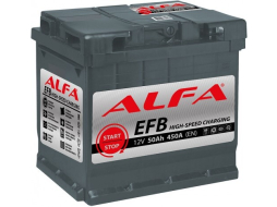 Аккумулятор автомобильный ALFA EFB