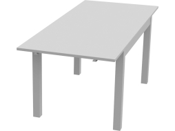 Стол кухонный MEBELAIN Вардиг М белый шпон 120-180x80x74 см 