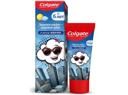 Зубная паста детская COLGATE Защита от кариеса со вкусом жвачки от 6 лет 80 гр