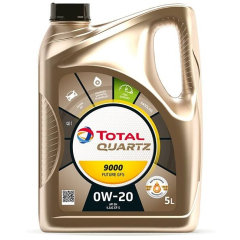 Моторное масло 0W20 синтетическое TOTAL Quartz 9000 Future GF6 5 л 