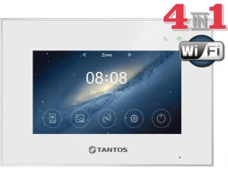 Монитор видеодомофона TANTOS Marilyn HD Wi-Fi IPS белый 