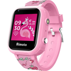 Умные часы детские AIMOTO Pro 4G Фламинго 