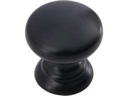 Ручка мебельная кнопка BOYARD Ursula RC433BL.4 черный матовый